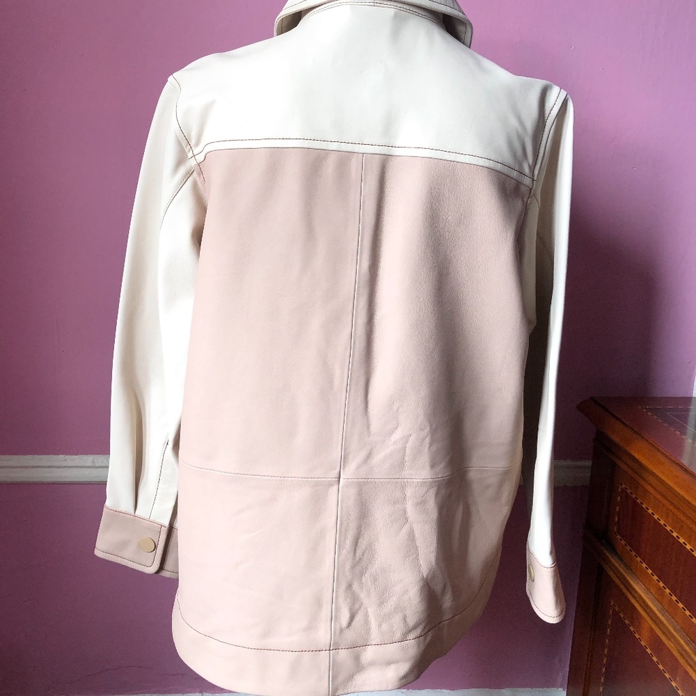 Scotch&Soda blush Pink Leather Jacket - Picture 10 of 15